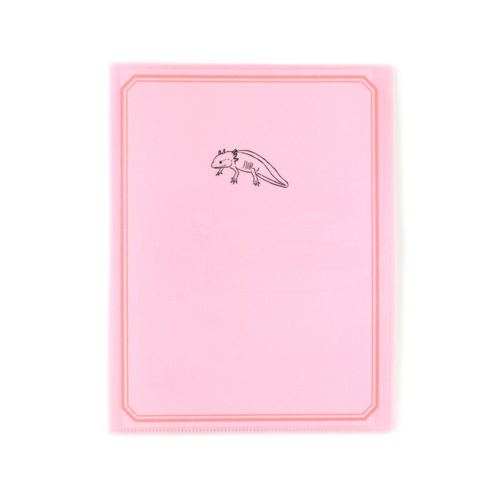 樂天商城 - Animal Series A4クリアブックファイル　ウーパールーパー　書類整理に便利 文具 ステーショナリー GreenFlash グリーンフラッシュ アニマルシリーズ A4ファイル