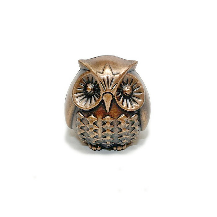 アンティーク鉛筆削り ふくろう アンティークシャープナー レトロな置物 ミニチュアフクロウ アルミダイキャスト 梟 不苦労 ユニークなステーショナリー プチギフ...