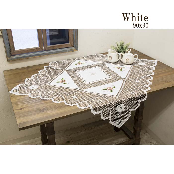 コットンレース テーブルセンター インテリア