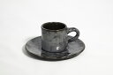 【Ewenny Pottery】エスプレッソカップ＆ソーサー イギリス 伝統工芸 陶器 コーヒー ブライダル ウェディング 披露宴 二次会 結婚式 内祝い ギフト 記念品 おしゃれ 手作り アンティーク プレゼント