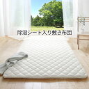 【1日限定★全品★5%OFFクーポン】 毎日干したての気持ちよさ 除湿シート入り 敷き布団 セミダブル 敷きパッド 高反発 除湿シート 布団 除湿マット 吸湿マ...