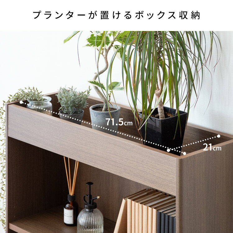 【10日★全品5%OFFクーポン★枚数限定】 お部屋に緑を 木製 プランターラック 幅75 ...