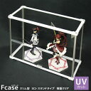 【5日限定★全品★5%OFFクーポン】 UVカット アクリルケース Fケース スリム型・ヨコ・スタンドタイプ (背面クリア) フィギュア ケース コレクションケ...