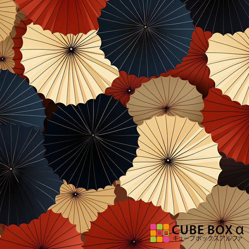 【CBA CBH 専用背面デザインシート】 和傘 錦絵 背景 エフェクト イラスト 和風 壁紙 扇 着物