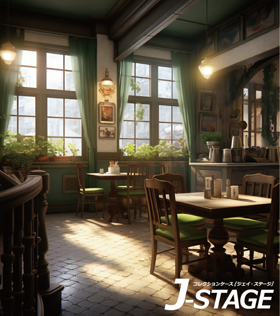 【J-STAGE スタンダード レギュラータイプ専用 背面デザインシート】 アンティーク カフェ レストラン ..