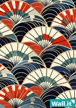 【Wall.it A4 フィギュアディスプレイケース専用背面デザインシート 縦向】 錦絵 エフェクト イラスト ..