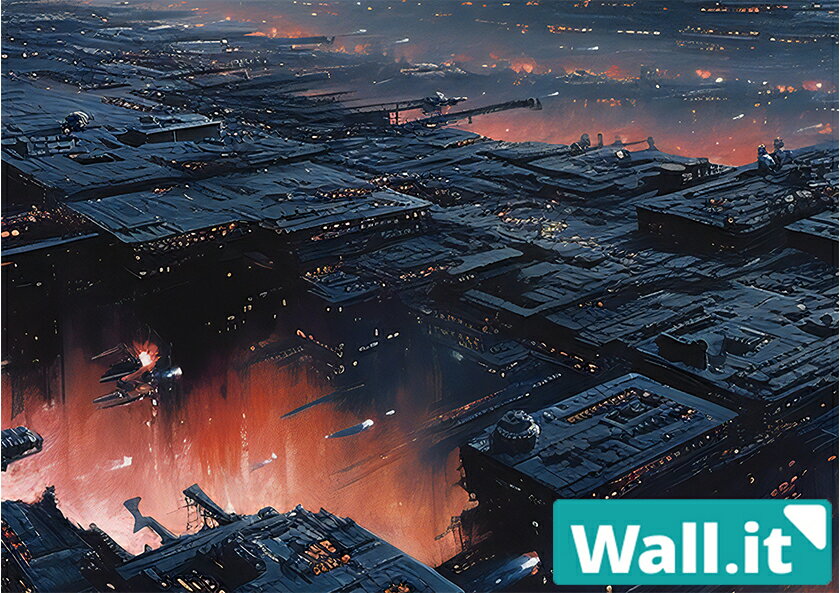 【10日★20枚★5%OFFクーポン】 【Wall.it A4 フィギュアディスプレイケース専用背面デザインシート 横向..