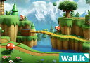 【1日限定★全品★5%OFFクーポン】 【Wall.it A4 フィギュアディスプレイケース専用背面デザインシート 横向】 ファンタジー ゲーム マリオ 冒険 ...