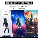 【Wall.it A4 フィギュアディスプレイケース専用背面デザインシート 縦向】 ひまわり畑 草原 野原 田舎 風景 青空 白い雲 向日葵 2