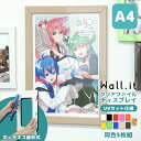 お得な5個セット WALL.IT クリアファイル 額縁 【送料無料】 a4 収納 ポスターフレーム フォトフレーム 賞状額 パネル おしゃれ クリアファイル収納 かわいい アニメ キャラクター 飾る 壁掛け クリヤファイル a4フレーム ホッチキス 賃貸