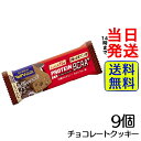 ブルボン プロテインバーBCAA+ チョコレートクッキー 40g × 9個【 送料無料 】【 ポスト投函 】【 当日発送 】プロテインバー チョコレートクッキー...