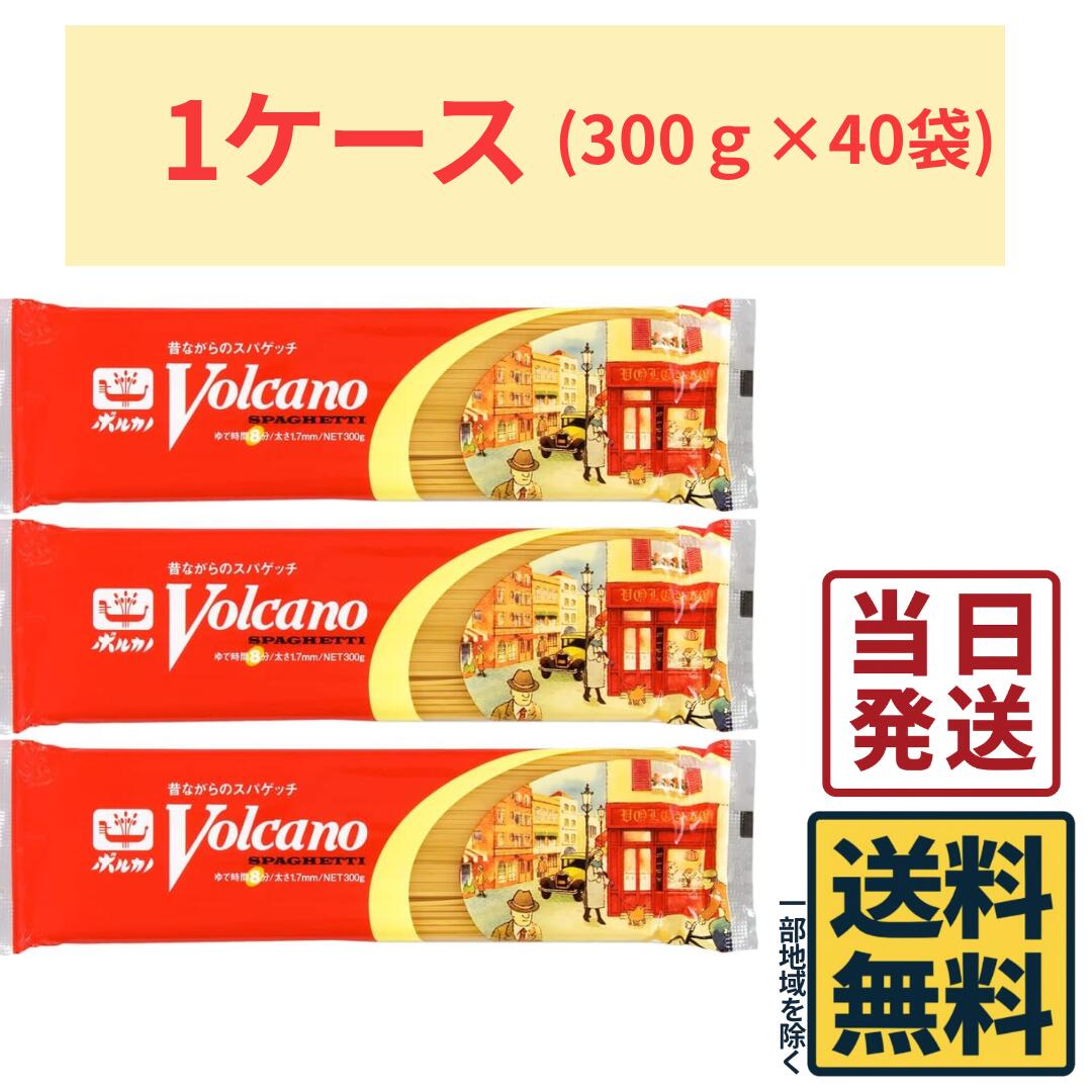 Rakuten - 日本製麻 ボルカノ パスタファミリー 1.7mm 300g×40個 ボルカノ パスタファミリー スパゲッティ 業務用