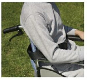 車椅子シートベルト 背固定タイプ　特殊衣料 [車椅子 車イス 用 ベルト 固定 安全] ※代金引換不可※沖縄、離島への配送不可