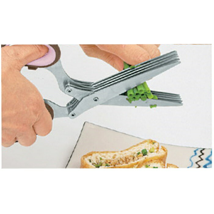 スウィートキッチン 5連はさみ SK-5 [鋏 包丁 ハサミ 刻みネギ b-g]※代金引換不可※沖縄、離島への配送不可のサムネイル