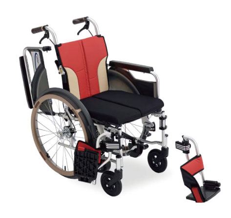 【個人宅への配送不可】自走型 自動ブレーキ装置付 SKT-400B ミキ [車椅子 介助 アルミ製 介護用品]※代金引換不可※北海道、沖縄、離島への配送不可