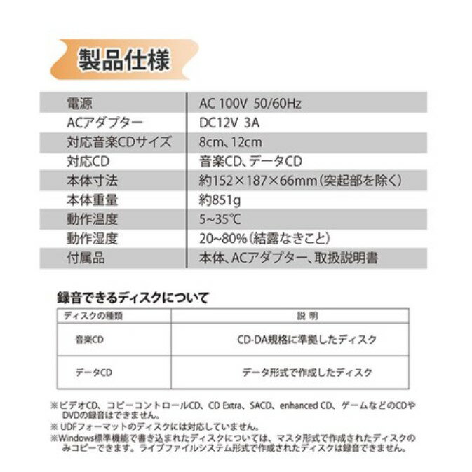 Cdダビング機データー Sli Cdw01 家電 Av機器 経典ブランド H R 録音 離島への配送不可 代金引換不可 沖縄