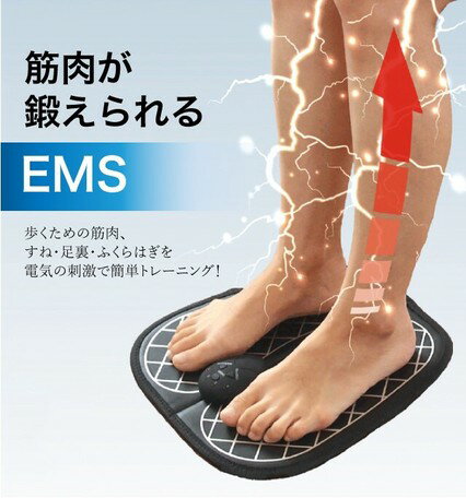 EMSフットトレーニングマット [すね ふくらはぎ 足裏 筋肉 g-fl]※代金引換不可※沖縄、離島への配送不可のサムネイル