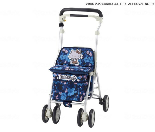 ヘルスバッグ ライトミニM（ハローキティ） ウェルファン [歩行補助 歩行器 シルバーカー a-w] ...