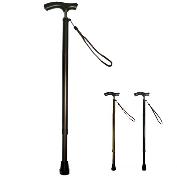 スリムネック 伸縮杖　ベーシックタイプ　グラフィックソリューションズ [杖 ステッキ 転倒防止 歩行 ..