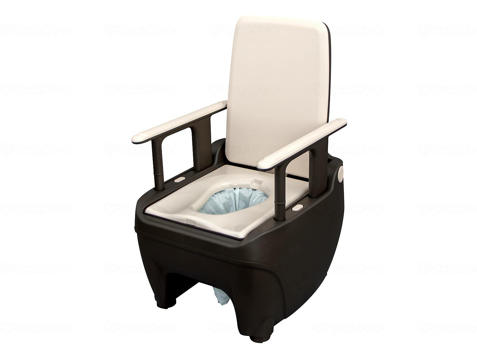 ラップポン・オーブ 自動ラップ（S）普通便座 0BSESMN2JH　日本セイフティー [ポータブルトイレ 介護 介助 a-w]※代金引換不可※沖縄、離島への配送不可