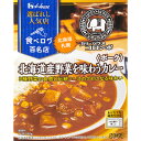 ハウス食品 選ばれし人気店 北海道産野菜を味わうカレー ポーク (180g×1個)