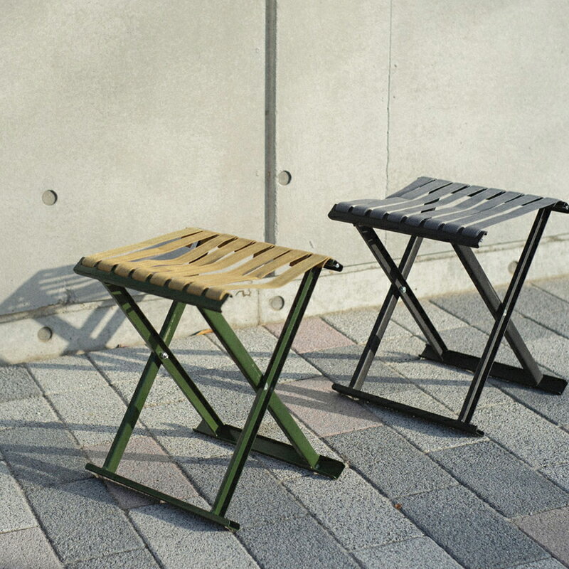 【最大1000円OFF】amabro 折りたたみチェア FOLDING BELT STOOL 【椅子 耐荷重150kg アウトドア用品 アマブロ キャンプ ガーデニング ベランダ】