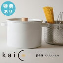 【特典あり】kaico カイコ パスタパン(ステンレス中網付) 5.7L/K-011【小泉誠 ホーロー 琺瑯 両手鍋 直火・IH対応】【母の日】