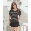 水着 レディース タンキニ 2点セット 体型カバー UPF50+ Tシャツ 半袖 セットアップ ショートパンツ 上下セット セパレート サーフパン