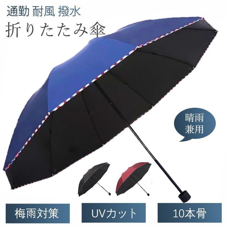 傘 メンズ 折りたたみ傘 日傘 雨傘 ビジネス シンプル 10本骨 晴雨兼用 手動 耐風 撥水 梅雨対策 紫外線防止 UVカット 通勤 フォマール