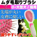 犬 猫 ペット用ムダ毛取りブラシ ピンブラシ 先端丸い ペット用品 マッサージ効果があり新陳代謝が活発になるペット用ブラシ Fa009