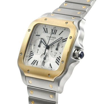 カルティエ CARTIER サントス ドゥ カルティエ クロノグラフ XL W2SA0008【新品】メンズ 腕時計 送料無料
