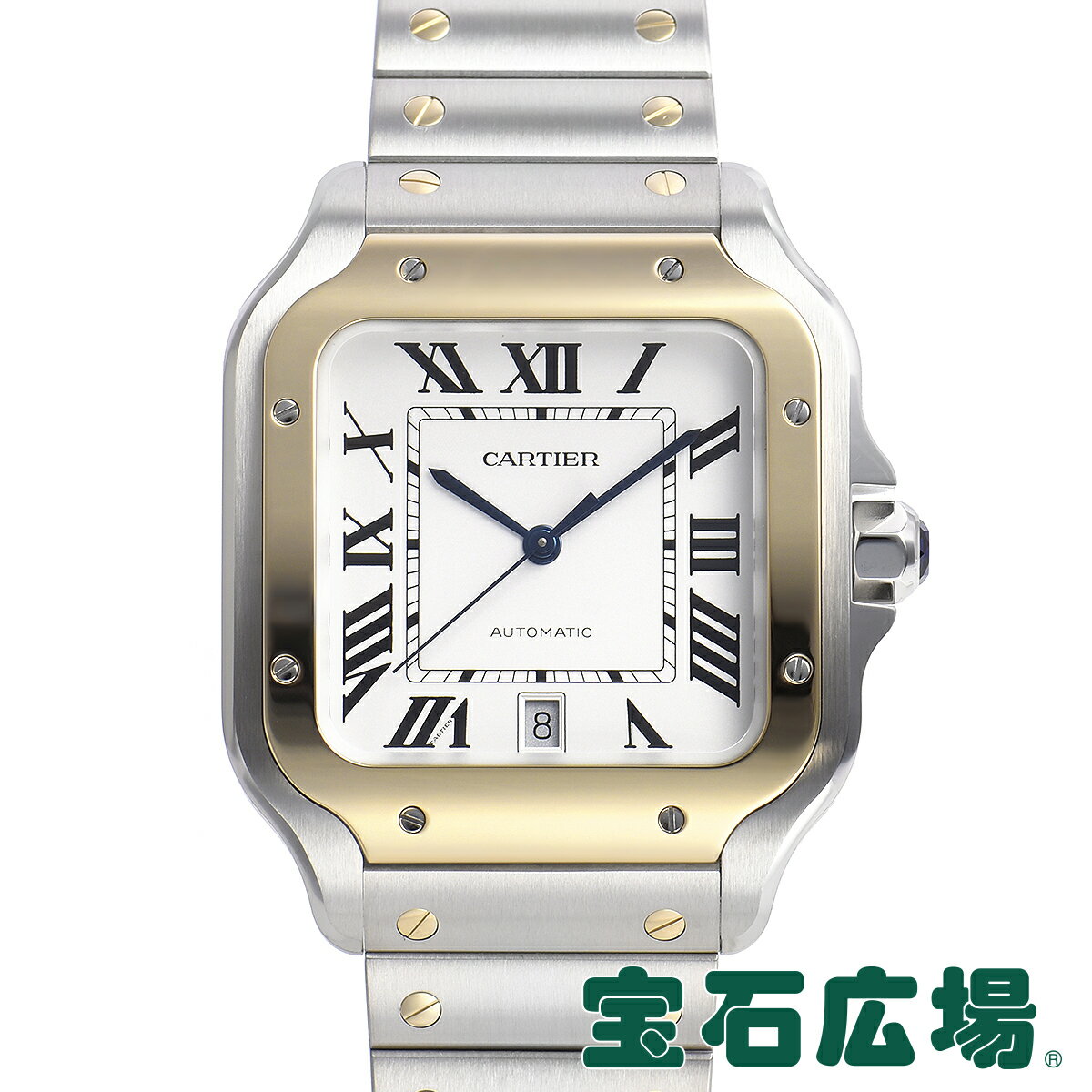 カルティエ サントス 腕時計（メンズ） 【最大30000円OFFクーポン6/1(土)0時開始】カルティエ CARTIER サントス ドゥ カルティエ LM W2SA0009【新品】メンズ 腕時計 送料無料