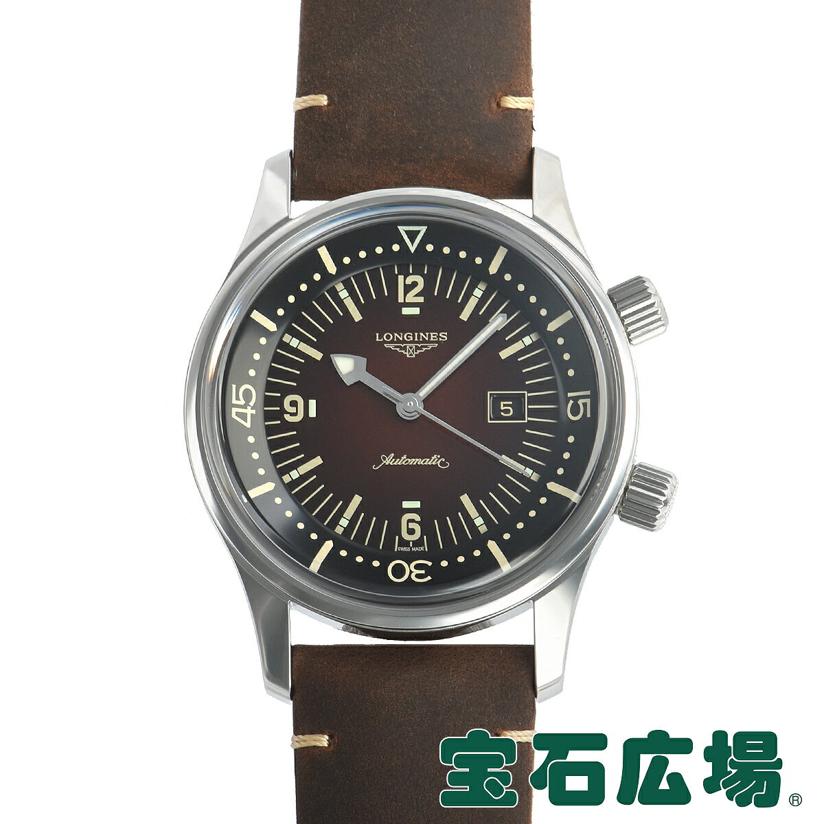 ロンジン LONGINES レジェンドダイバーデイト L3.374.4.60.0【新品】ユニセックス 腕時計 送料無料