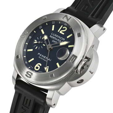 パネライ PANERAI ルミノール ノースポール GMT 限定生産500本 PAM00252【中古】メンズ 腕時計 送料無料