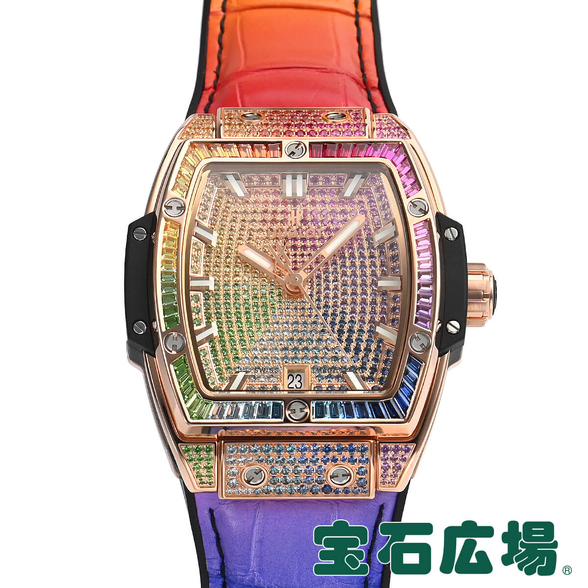 HUBLOT(ウブロ)『スピリットオブビッグ・バンキングゴールドレインボー(665.OX.9910.LR.0999)』