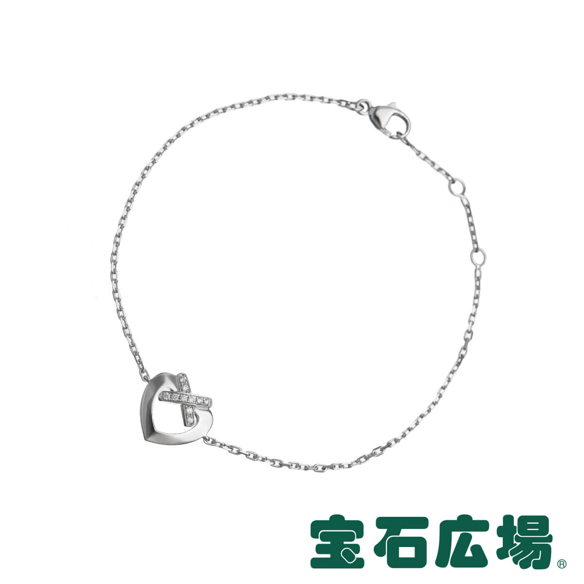CHAUMET 【送料無料】ショーメ 750WG リアン ハート