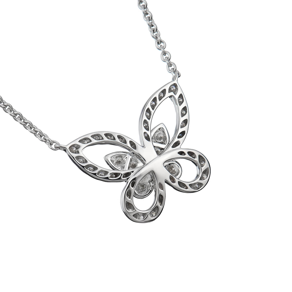 グラフ GRAFF バタフライ シルエット ダイヤ ネックレス(ミニ) RGP695【新品】 ジュエリー 送料無料