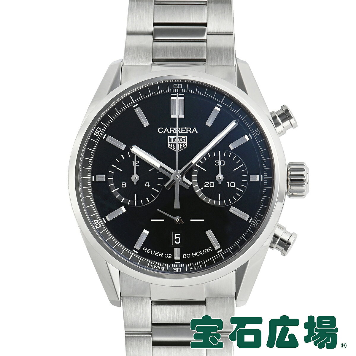 タグホイヤー カレラ 腕時計（メンズ） 【最大30000円OFFクーポン6/1(土)0時開始】タグ・ホイヤー TAG Heuer カレラ キャリバーホイヤー02 クロノグラフ42mm CBN2010.BA0642【新品】メンズ 腕時計 送料無料