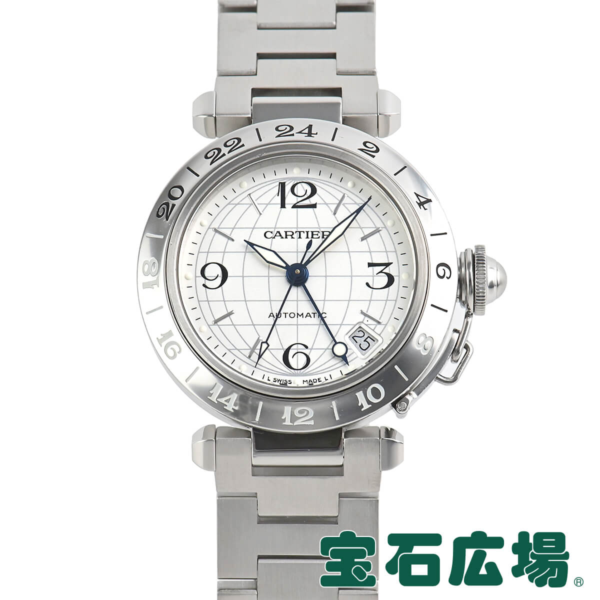 カルティエ CARTIER パシャCメリディアン W31078M7【中古】ユニセックス 腕時計 送料無料