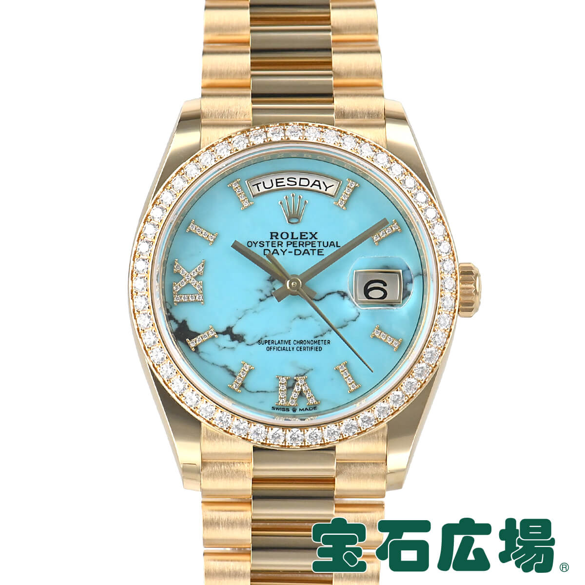 ロレックス ROLEX デイデイト36 128348RBR【新品】メンズ 腕時計 送料無料