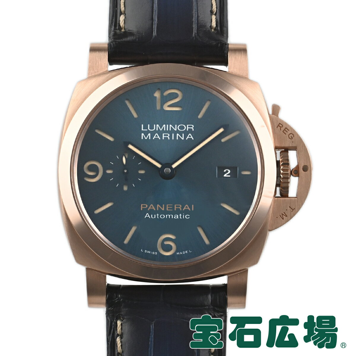 パネライ PANERAI ルミノール マリーナ ゴールドテック PAM01114【中古】【極美品】メンズ 腕時計 送料無料