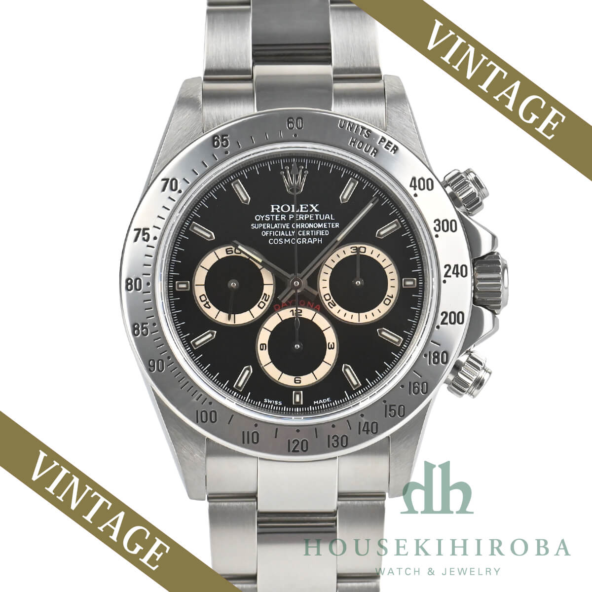 【最大30000円OFFクーポン6/1(土)0時開始】ロレックス ROLEX コスモグラフ デイトナ 16520【中古】メンズ 腕時計 送料無料