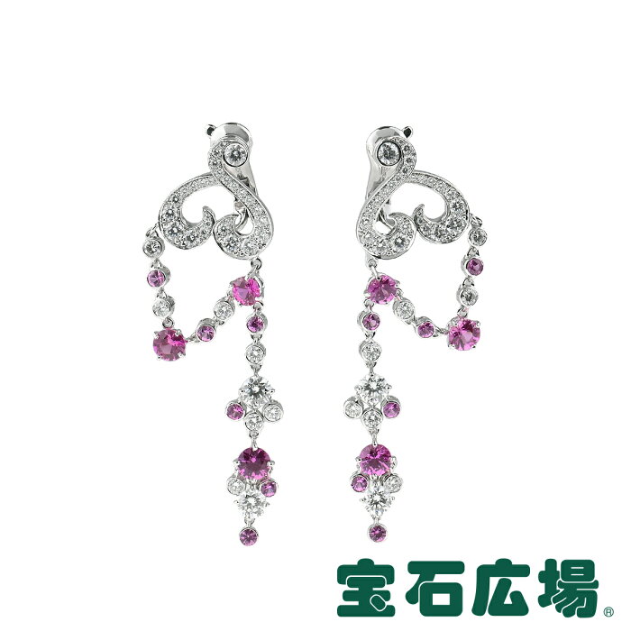 ヴァンクリーフ＆アーペル VanCleef&Arpels オワゾード パラディ ピンクサファイア・ダイヤ ドロップピアス VCARN8MK00【中古】レディース ジュエリー 送料無料