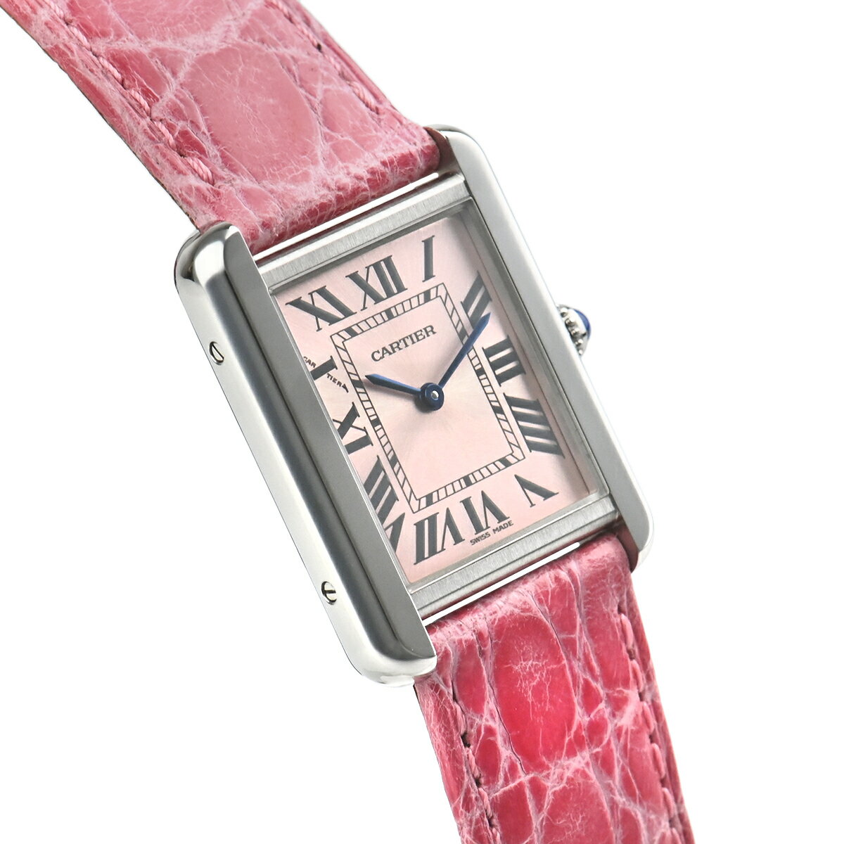 カルティエ Cartier タンクソロ SM W5200000【中古】レディース 腕時計 送料無料