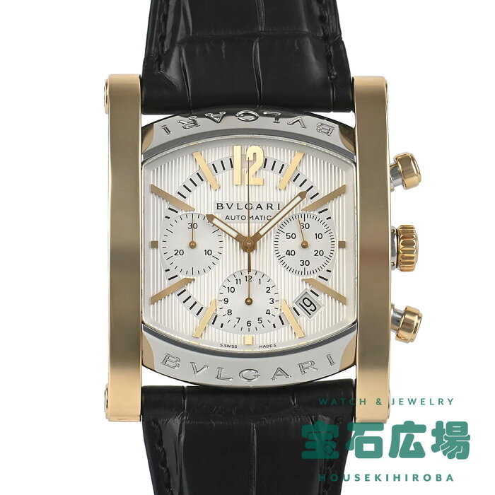 ブルガリ BVLGARI アショーマ クロノ AA48C6SGLDCH【中古】メンズ 腕時計 送料無料