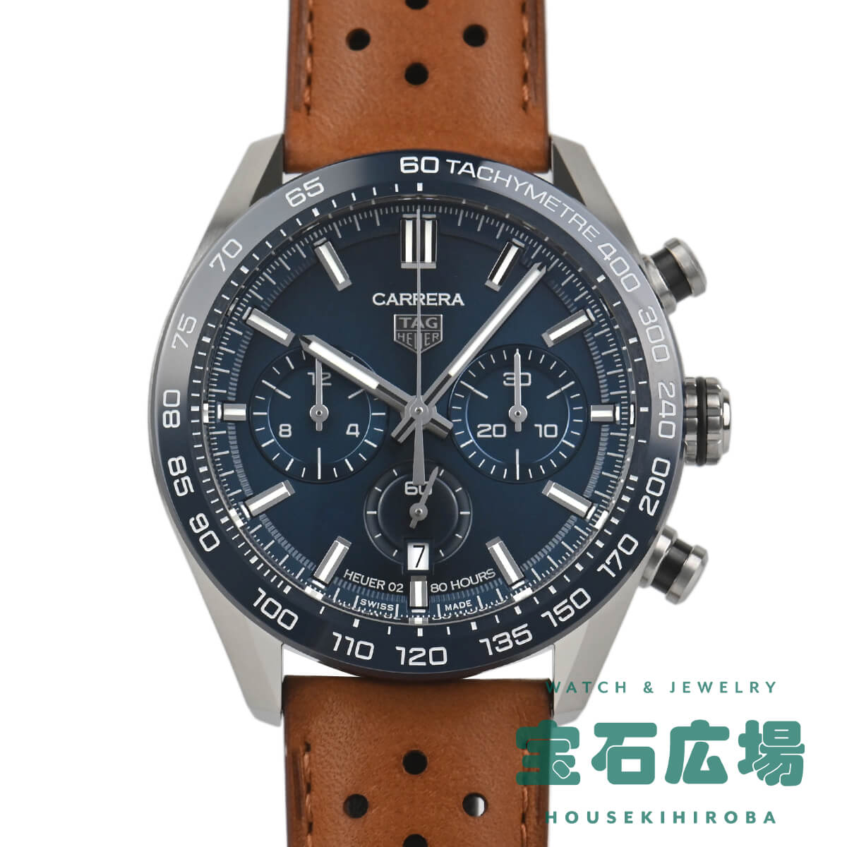 タグホイヤー カレラ 腕時計（メンズ） 【最大30000円OFFクーポン6/1(土)0時開始】タグ・ホイヤー TAG Heuer カレラ キャリバーホイヤー02 スポーツクロノグラフ44mm CBN2A1A.FC6537【新品】メンズ 腕時計 送料無料