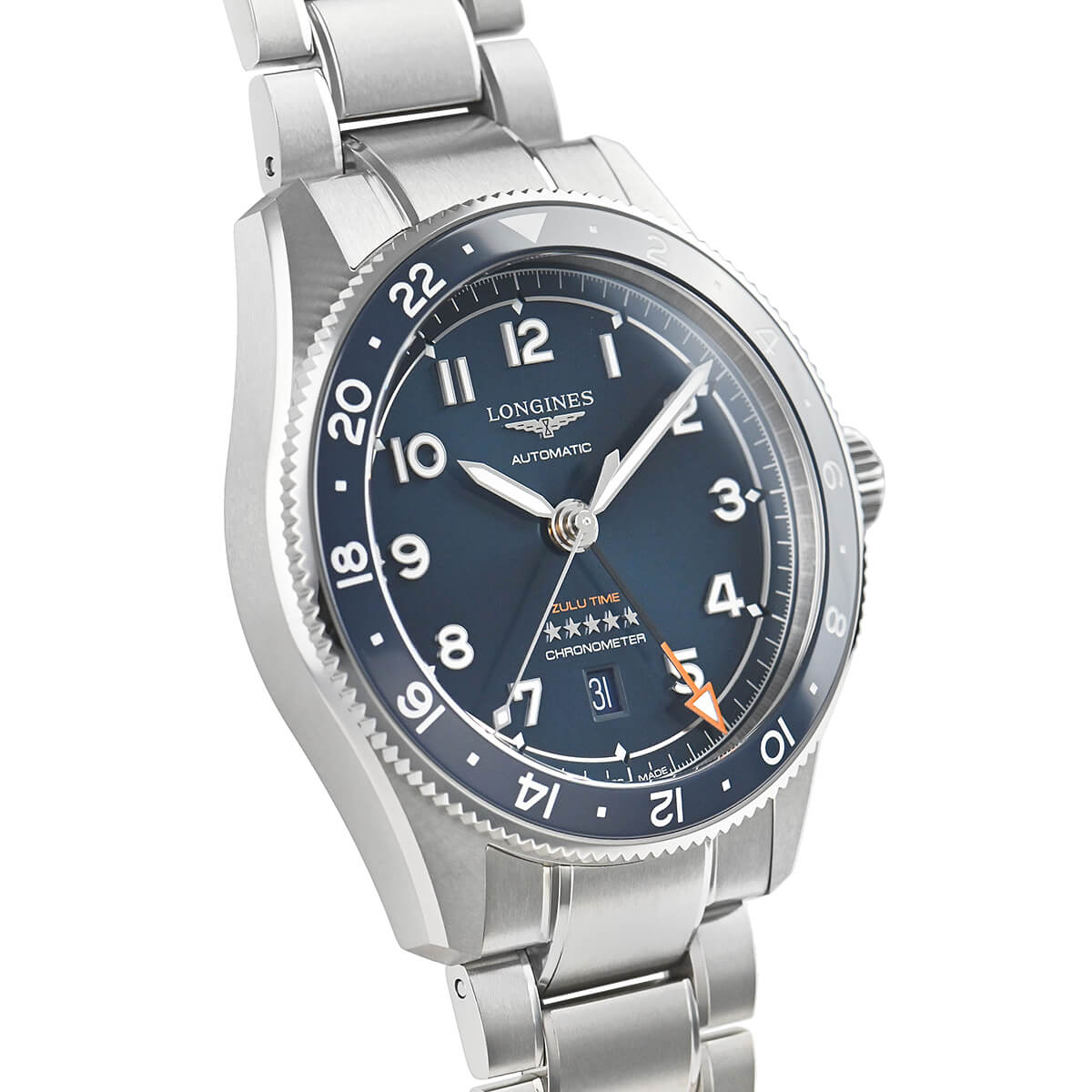 ロンジン LONGINES スピリット ズールータイム L3.812.4.93.6【新品】メンズ 腕時計 送料無料