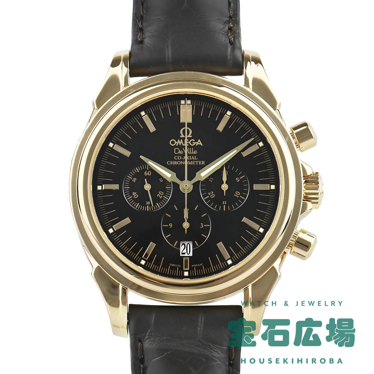 オメガ OMEGA デ・ヴィル コーアクシャルクロノ 4641-5031【中古】メンズ 腕時計 送料無料