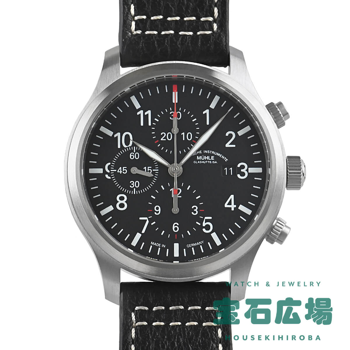 ミューレ・グラスヒュッテ MUHLE GLASHUTTE Terrasport I Chronograph M1-37-74-LB【新品】メンズ 腕時計 送料無料