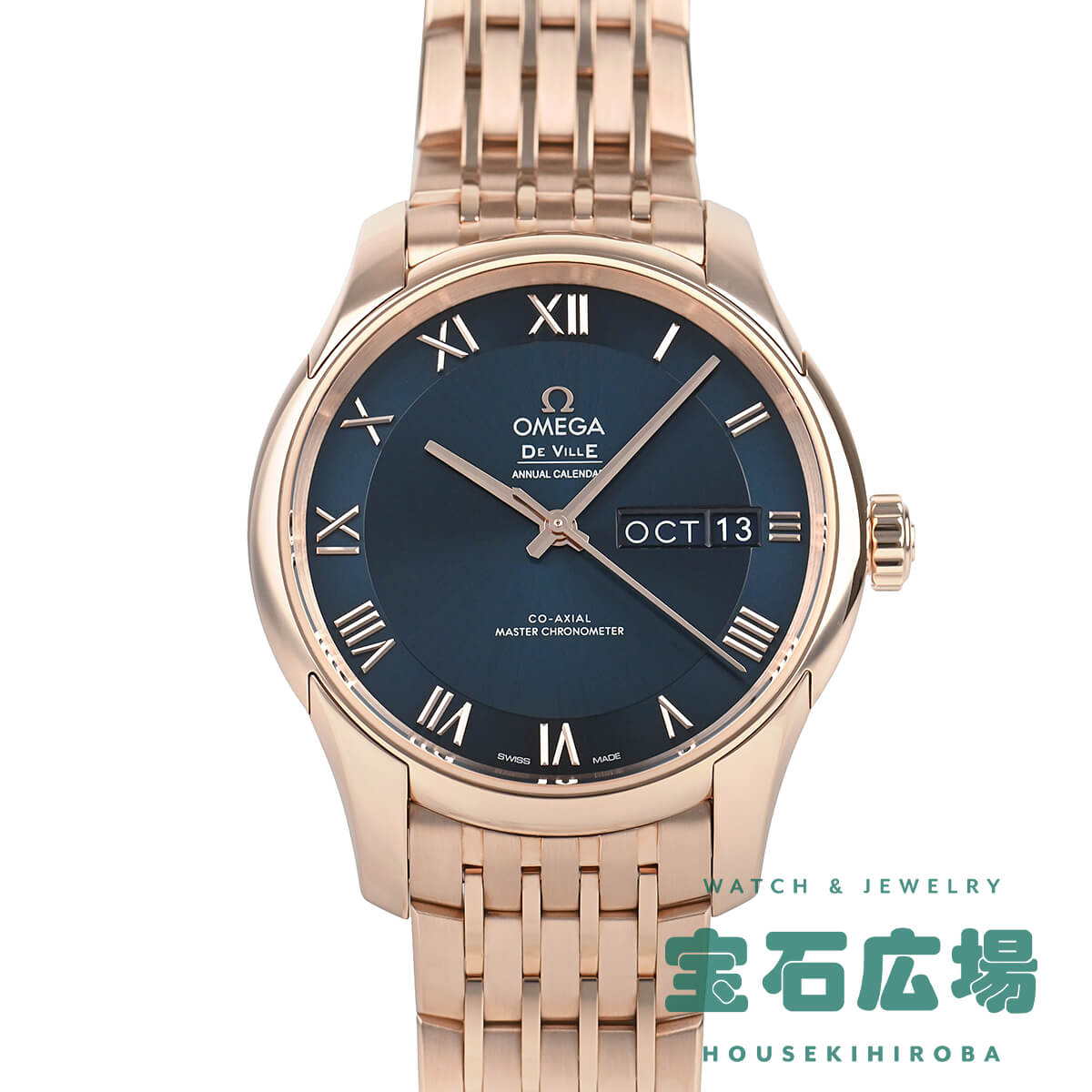 オメガ OMEGA デ・ヴィル アワービジョン コーアクシャル アニュアルカレンダー 433.50.41.22.03.001【新品】メンズ 腕時計 送料無料